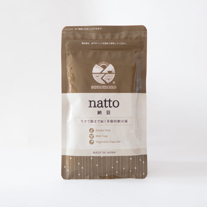 sonomono™ Natto powder capsules Packaging