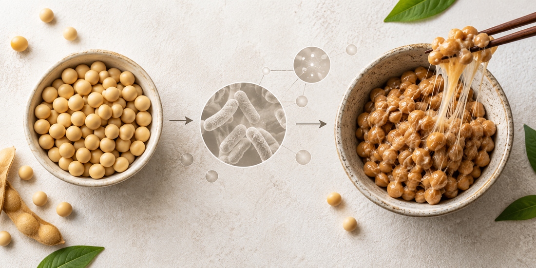 Natto fermented soybeans and vitamin K2 MK-7 fermentation science