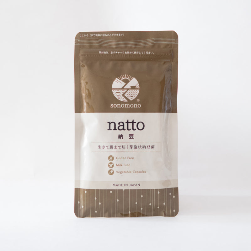 sonomono™ Natto powder capsules Packaging